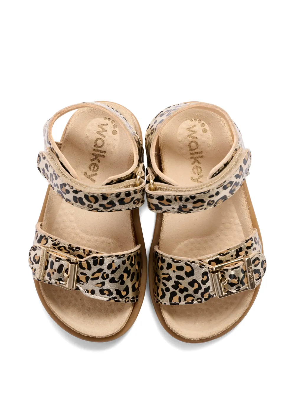 Buckle Animal Print Sandals
