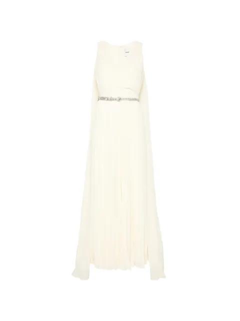 Roland Mouret pleated V-neck dress