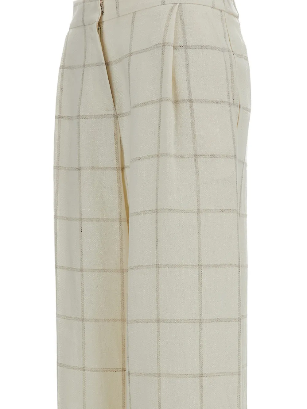  Dusan Check Trousers - Neutrals 