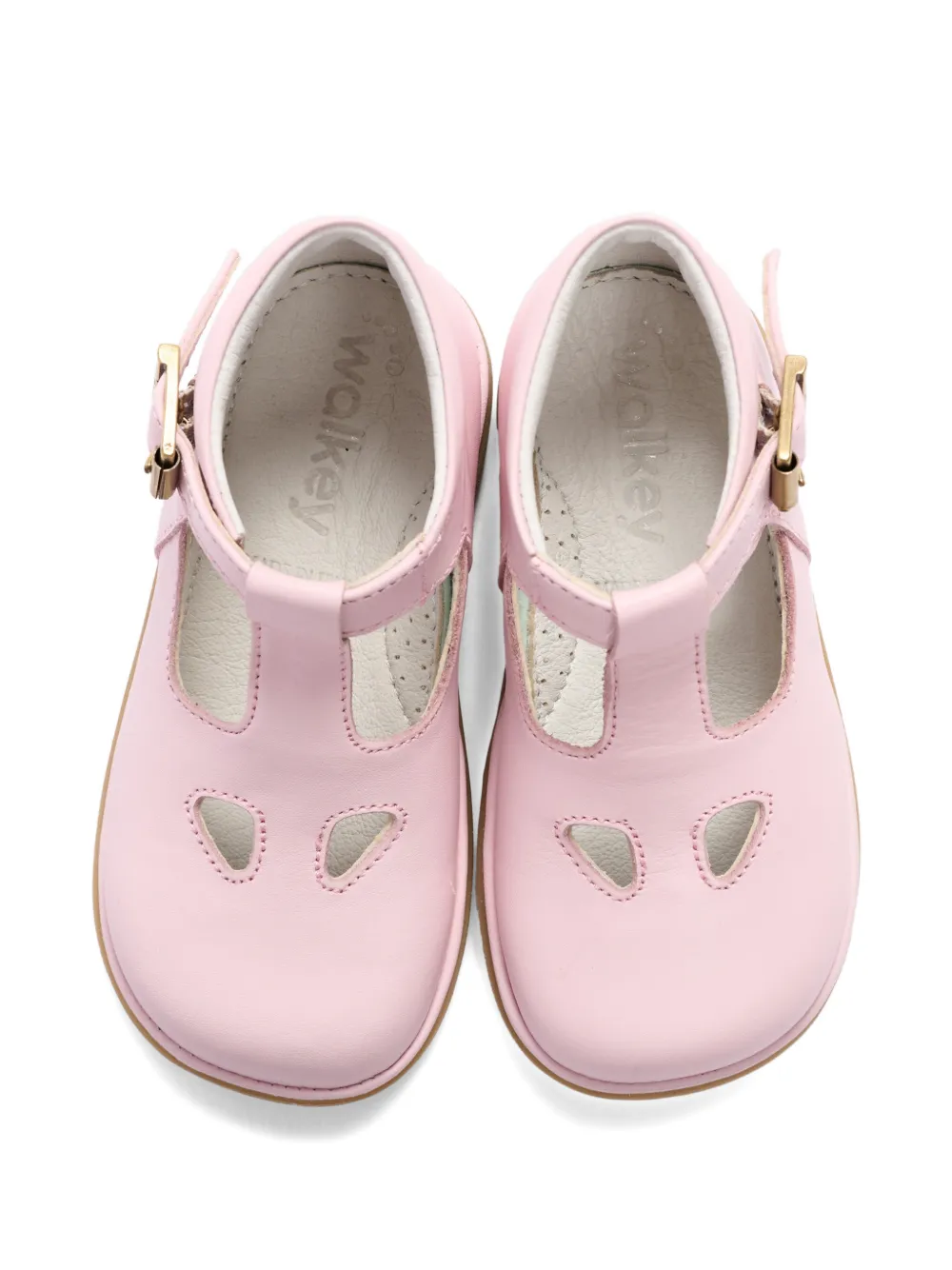 Walkey Leren schoenen met gesp Roze