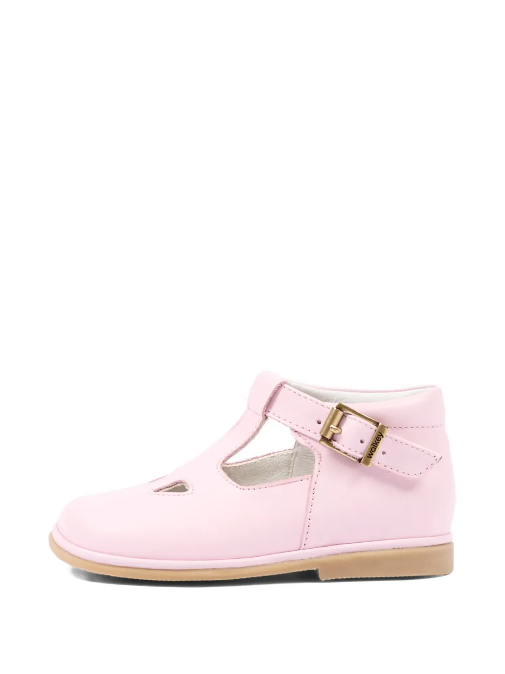Walkey Leren schoenen met gesp Roze