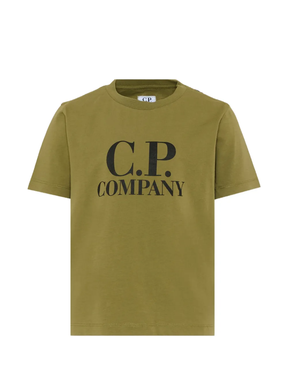 C.P. Company Kids logo T-shirt - Verde