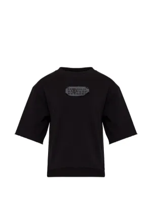 MM6 Maison Margiela ショートスリーブ Tシャツ | ブラック | FARFETCH JP