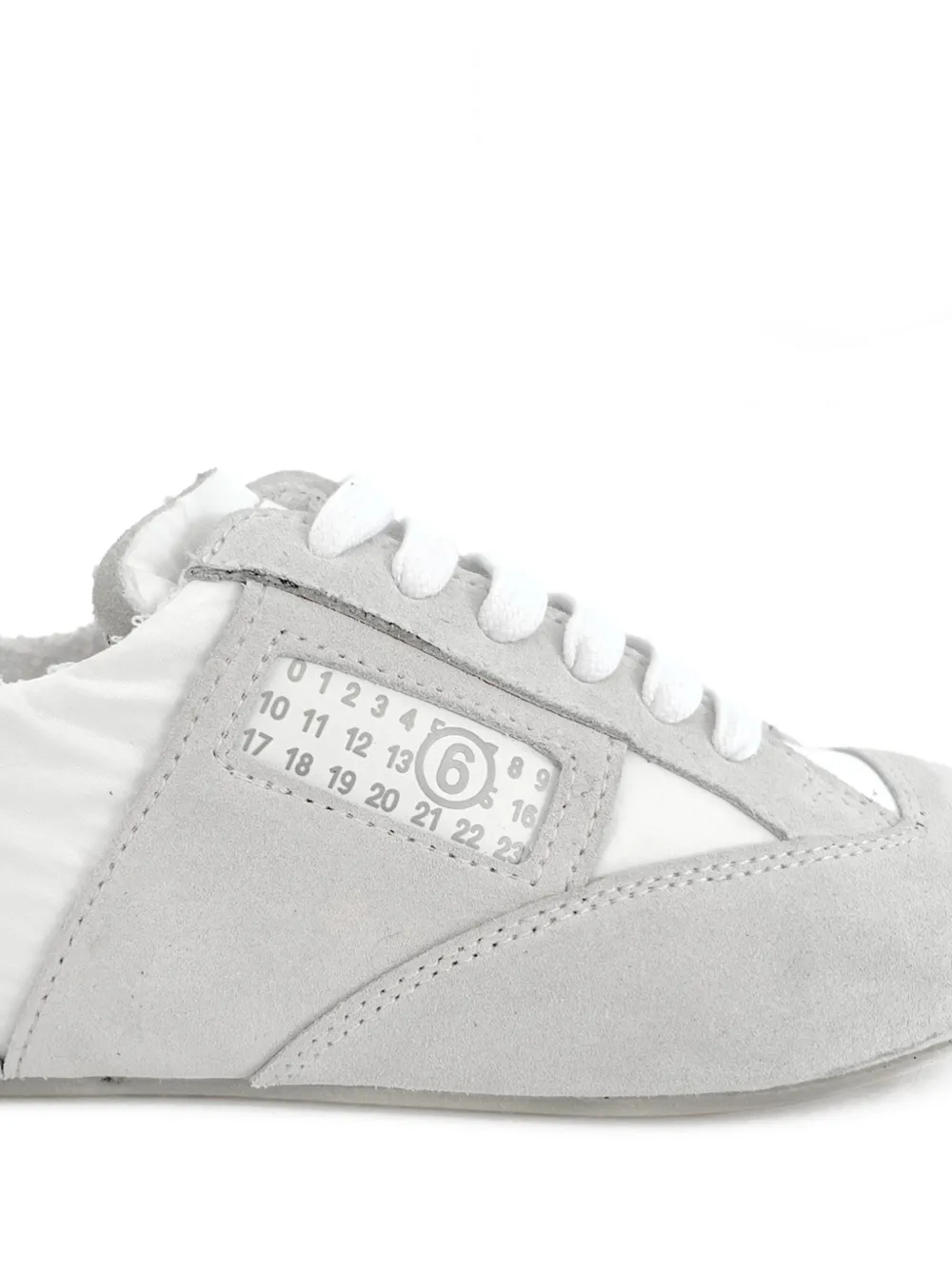 MM6 Maison Margiela Kids logo sneakers Grijs