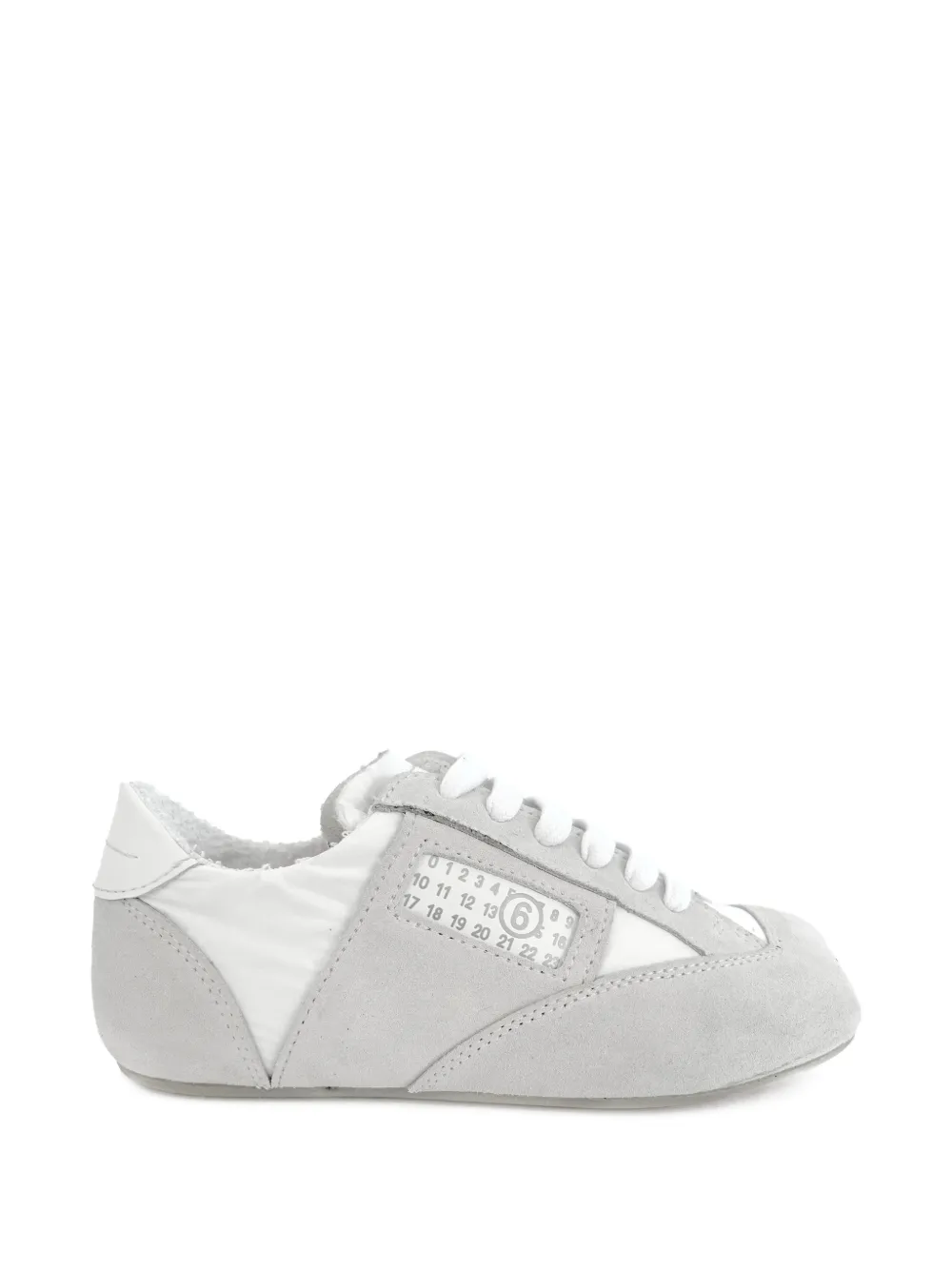 MM6 Maison Margiela Kids logo sneakers - Grigio