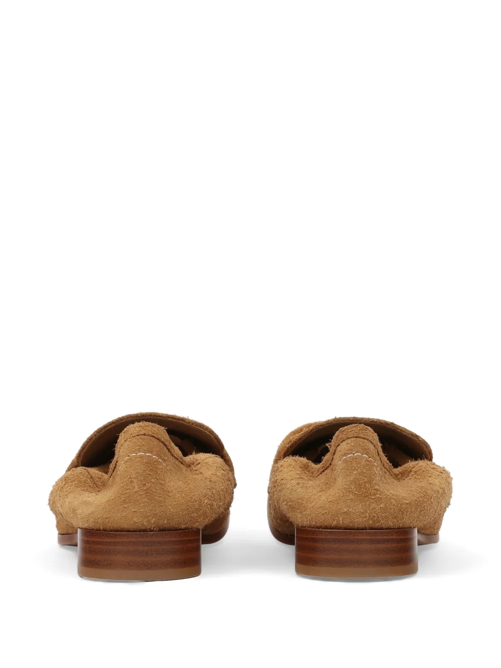 MM6 Maison Margiela Suède loafers Beige