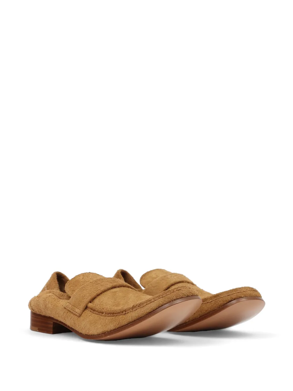 MM6 Maison Margiela Suède loafers Beige