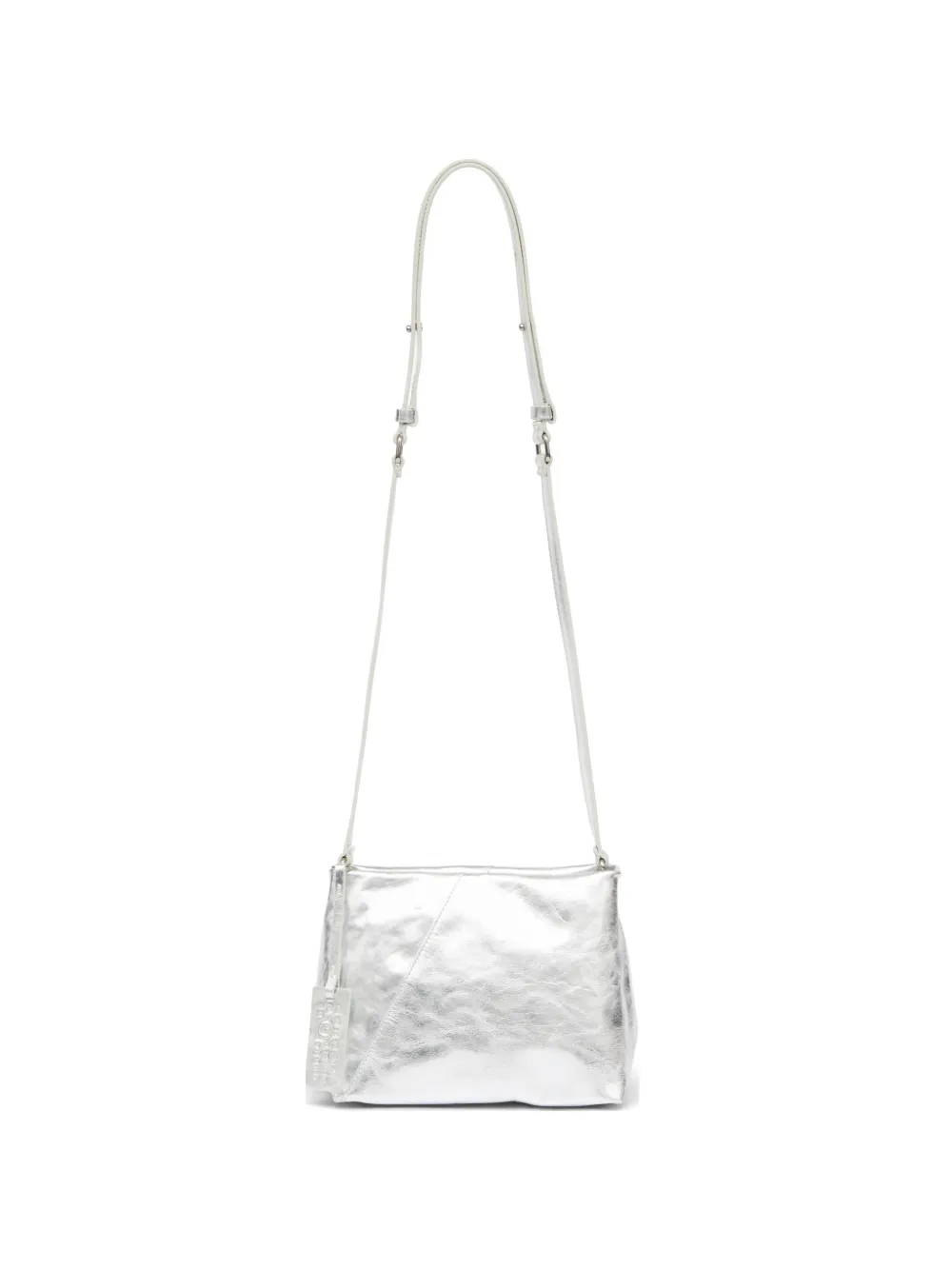 MM6 Maison Margiela Borsa a tracolla con logo - Argento