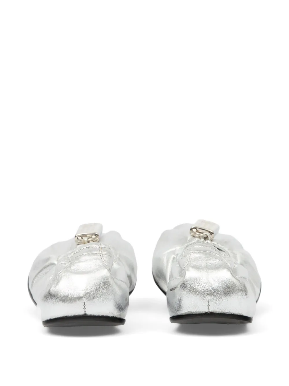 MM6 Maison Margiela Ballerina's met bedel Zilver