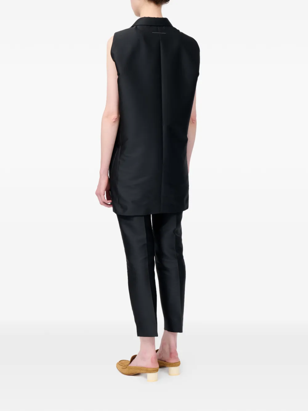 MM6 Maison Margiela Mouwloze gilet Zwart