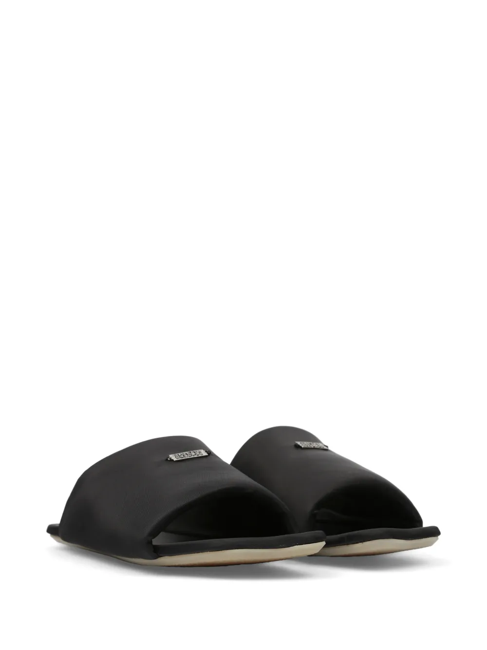 MM6 Maison Margiela Sandalen met logoplakkaat Zwart