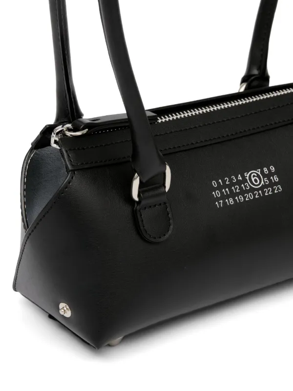 MM6 Maison Margiela バウレット レザーショルダーバッグ | ブラック
