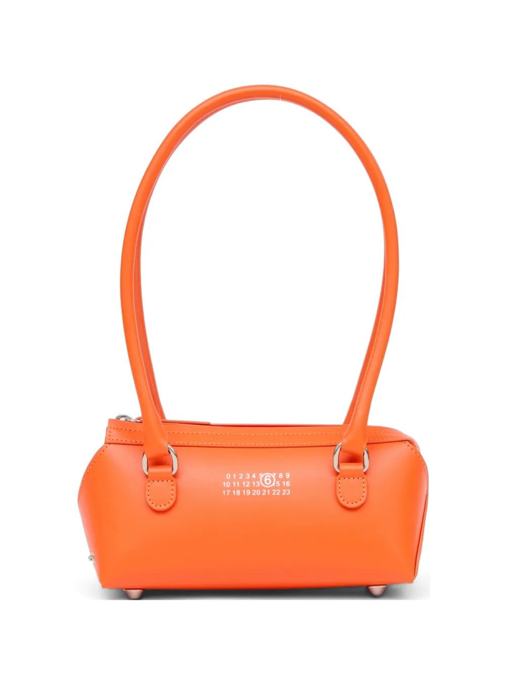 MM6 Maison Margiela Borsa a spalla Bauletto J mini in pelle - Arancione
