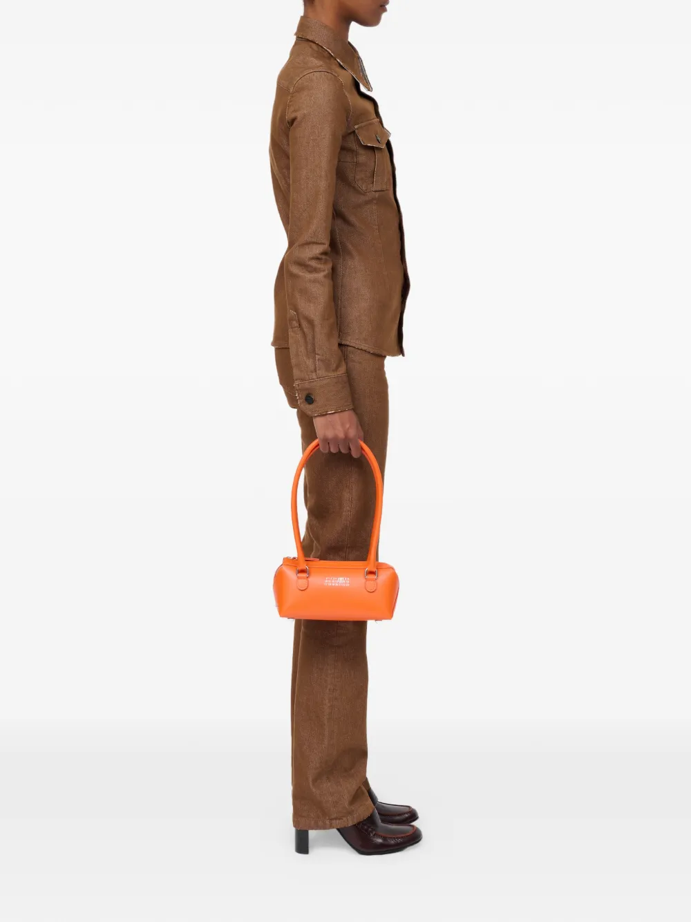 MM6 Maison Margiela Bauletto mini-schoudertas Oranje
