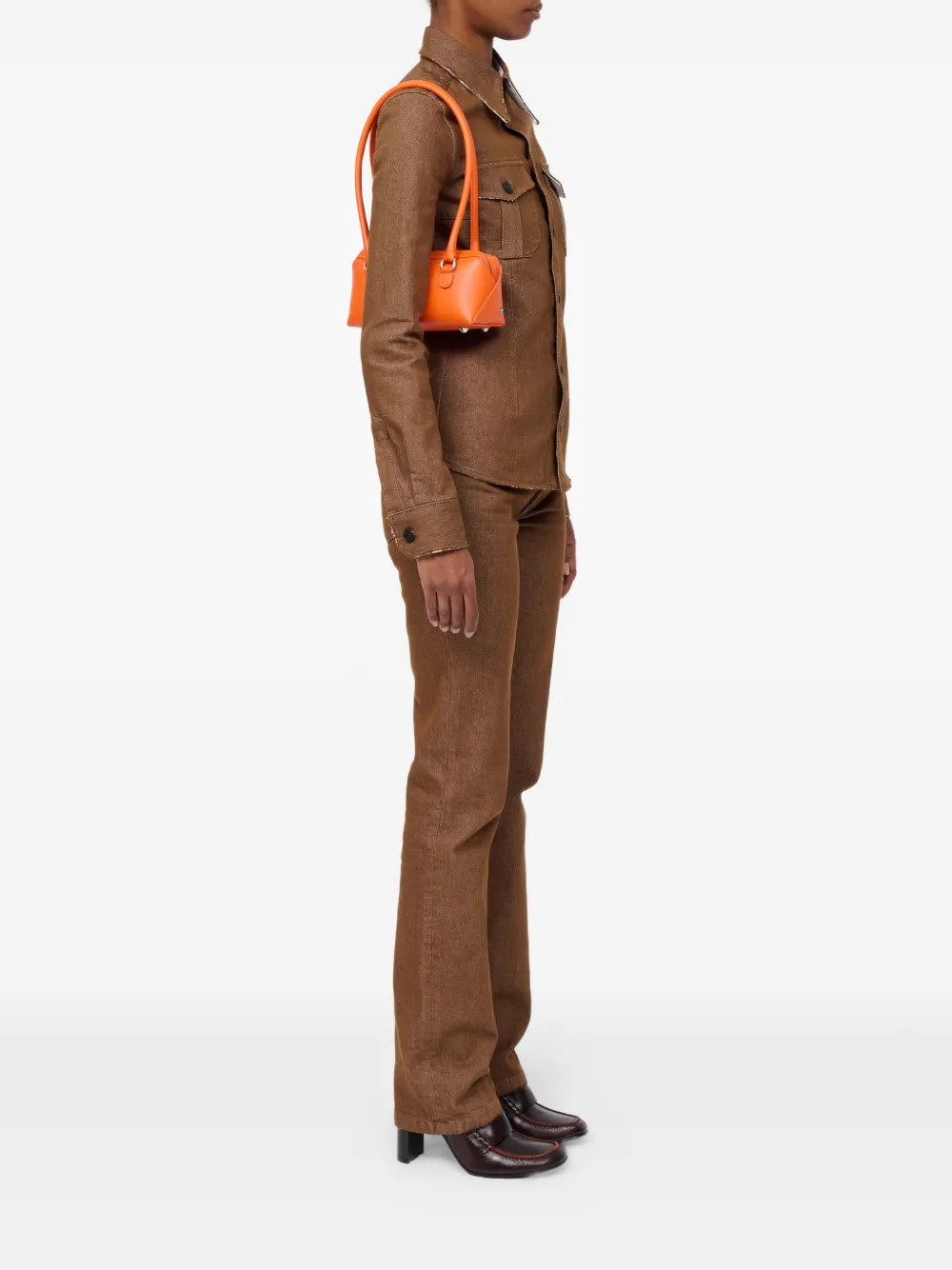 MM6 Maison Margiela Bauletto mini-schoudertas Oranje