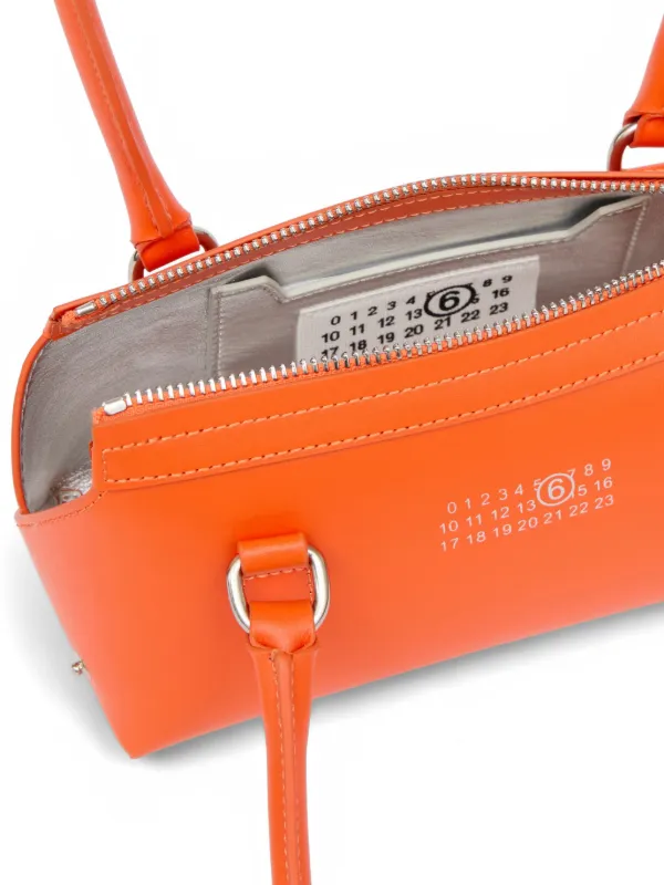 MM6 Maison Margiela Bauletto Shoulder Bag Mini | Orange | FARFETCH