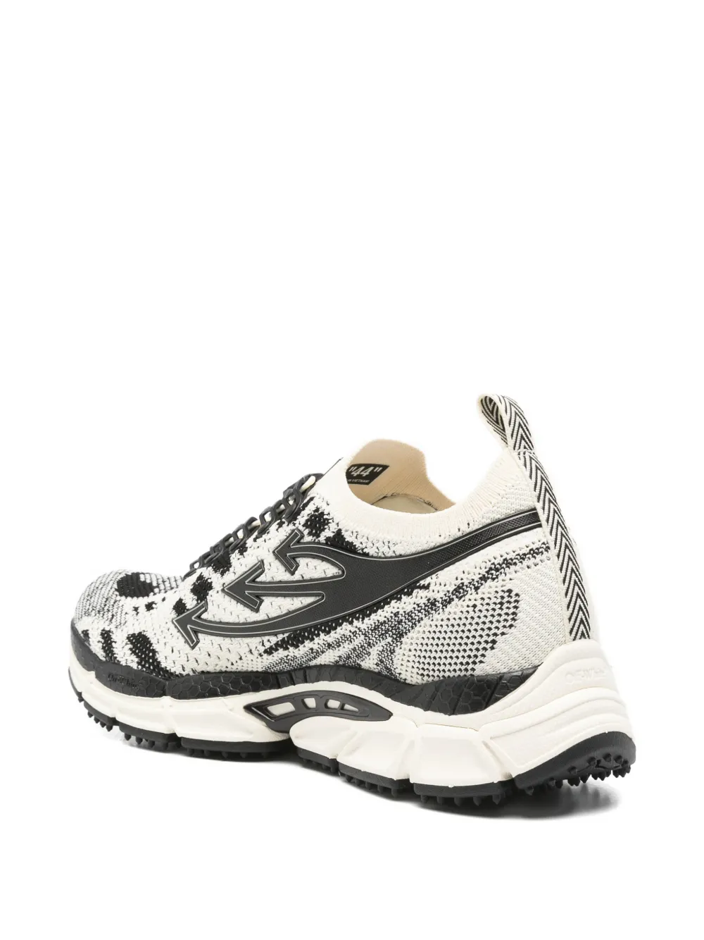 Off-White Arrow lace-up sneakers Beige