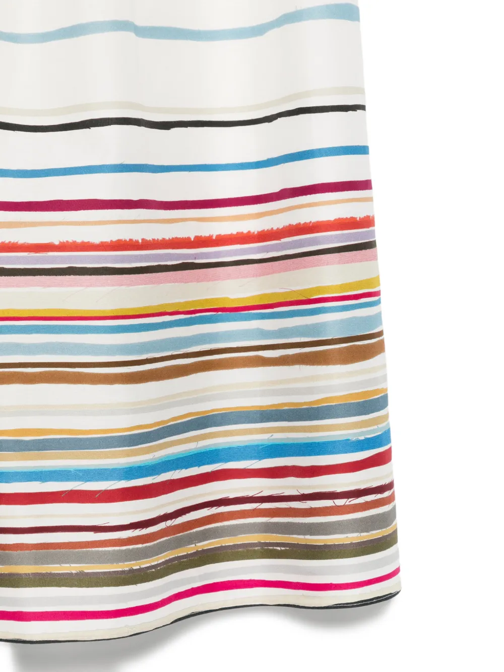 Paul Smith Gestreepte midi-rok Wit