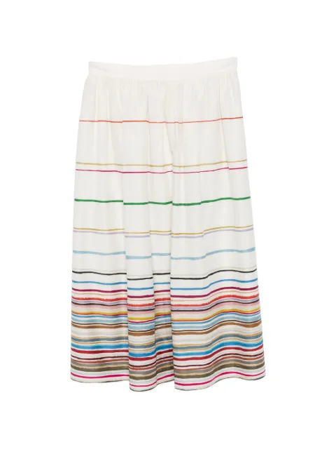 Paul Smith mellemlang stribet nederdel