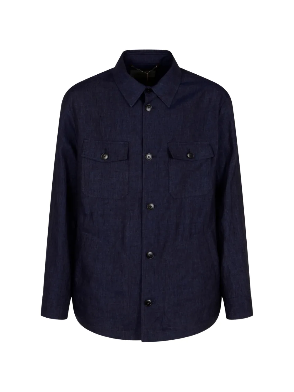 Canali flap-pocket jacket - Blu