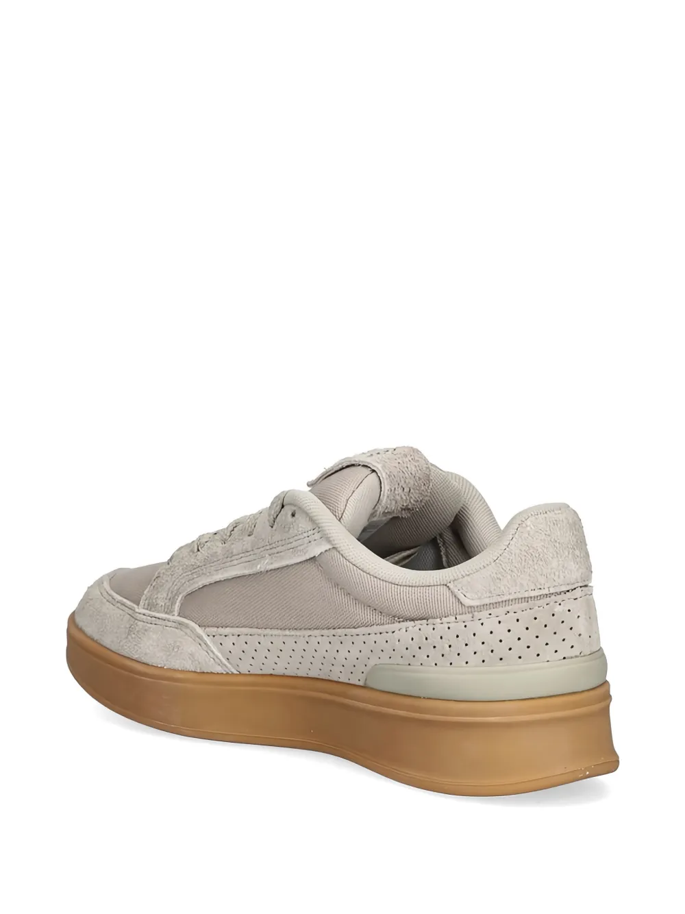 adidas perforated sneakers Beige