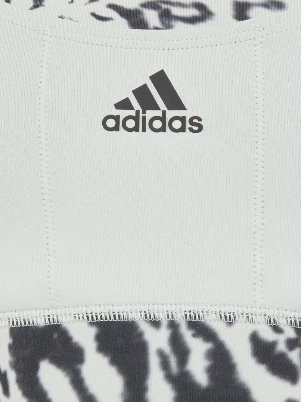 adidas Sport-bh met dieren-print Groen