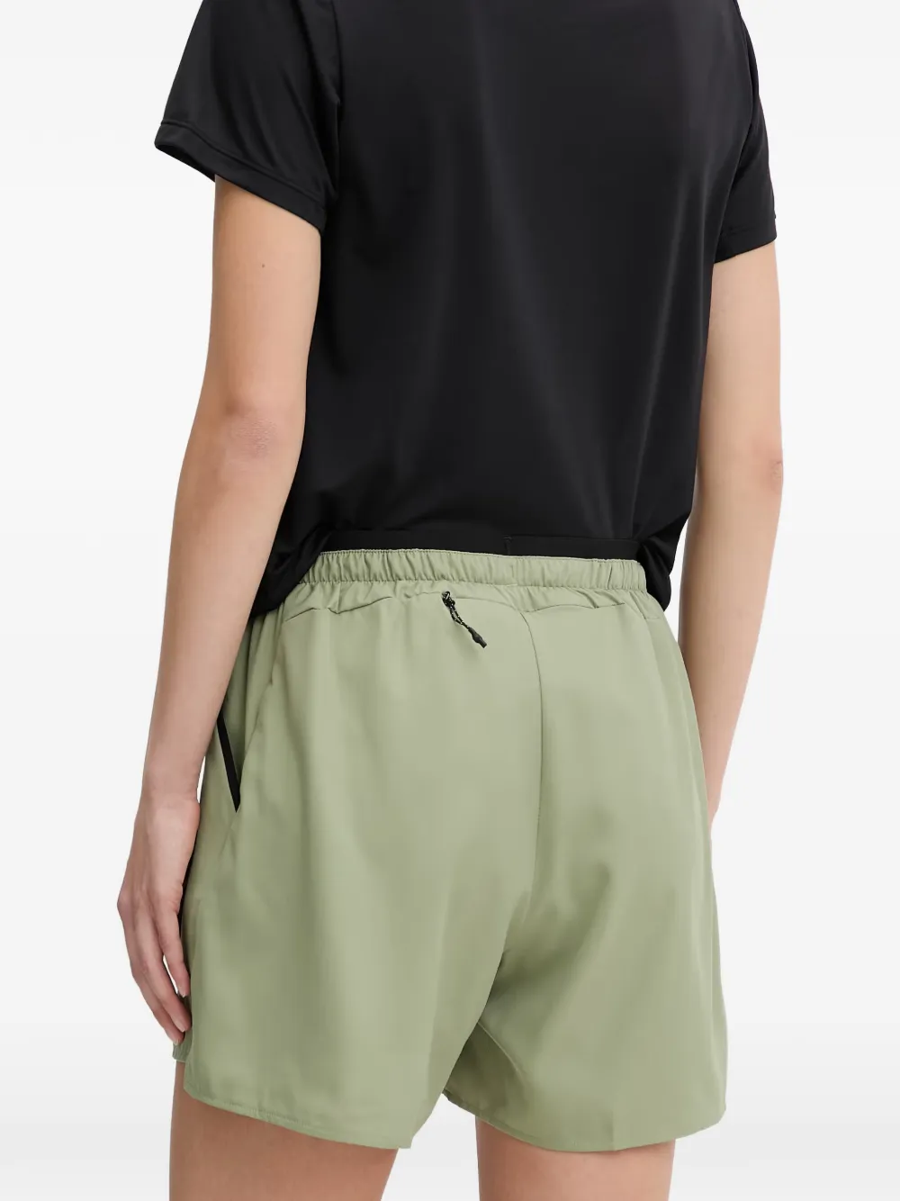 adidas Trainingsshorts met logoprint Groen