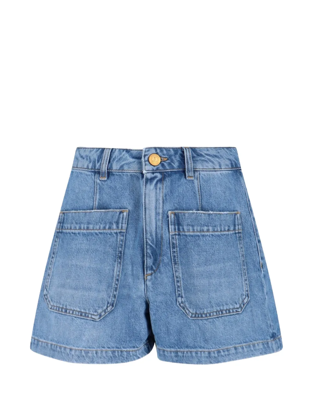Seafarer four-pocket denim shorts - Blu