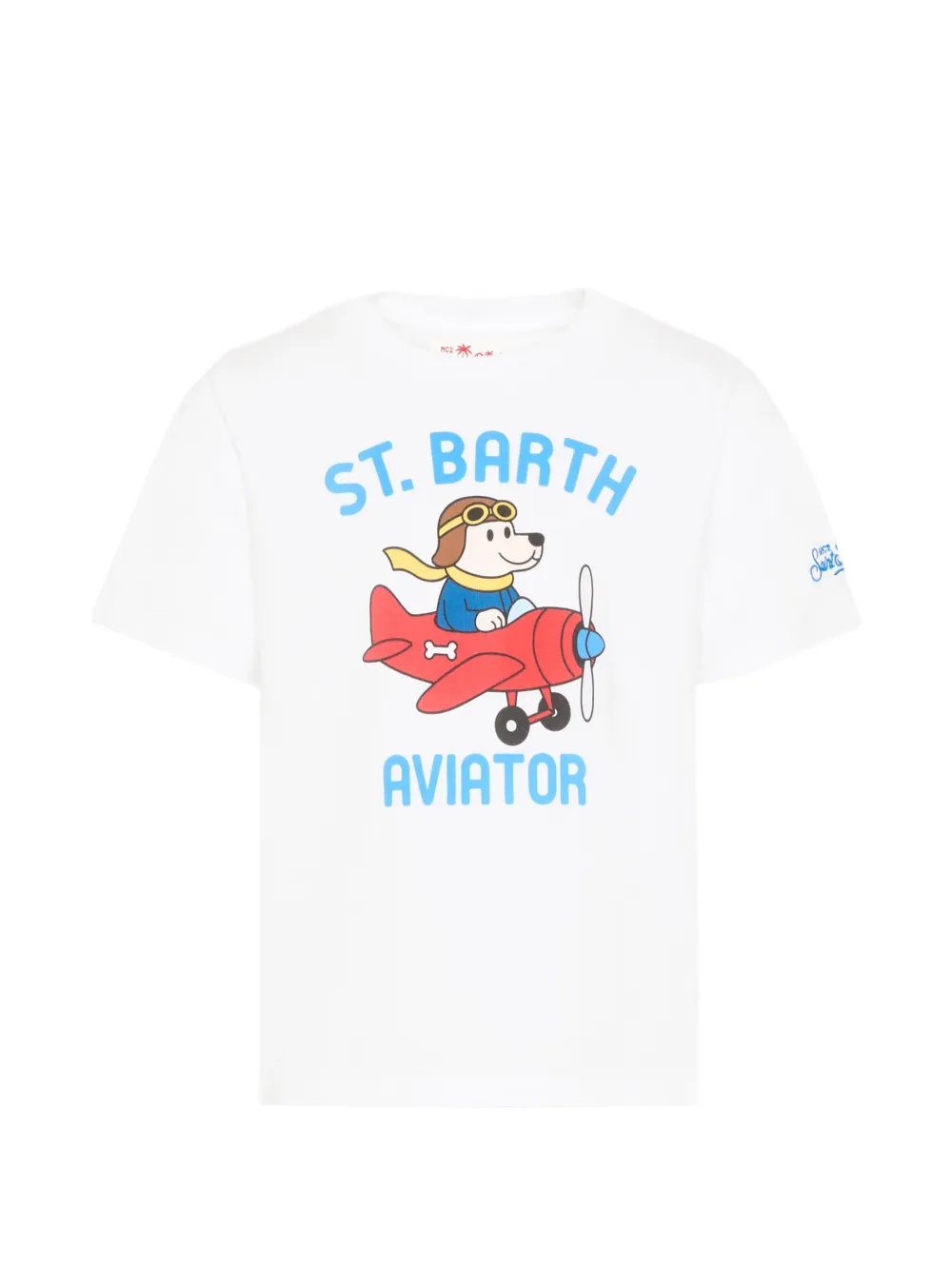 MC2 Saint Barth Kids short-sleeve graphic T-shirt - Bianco
