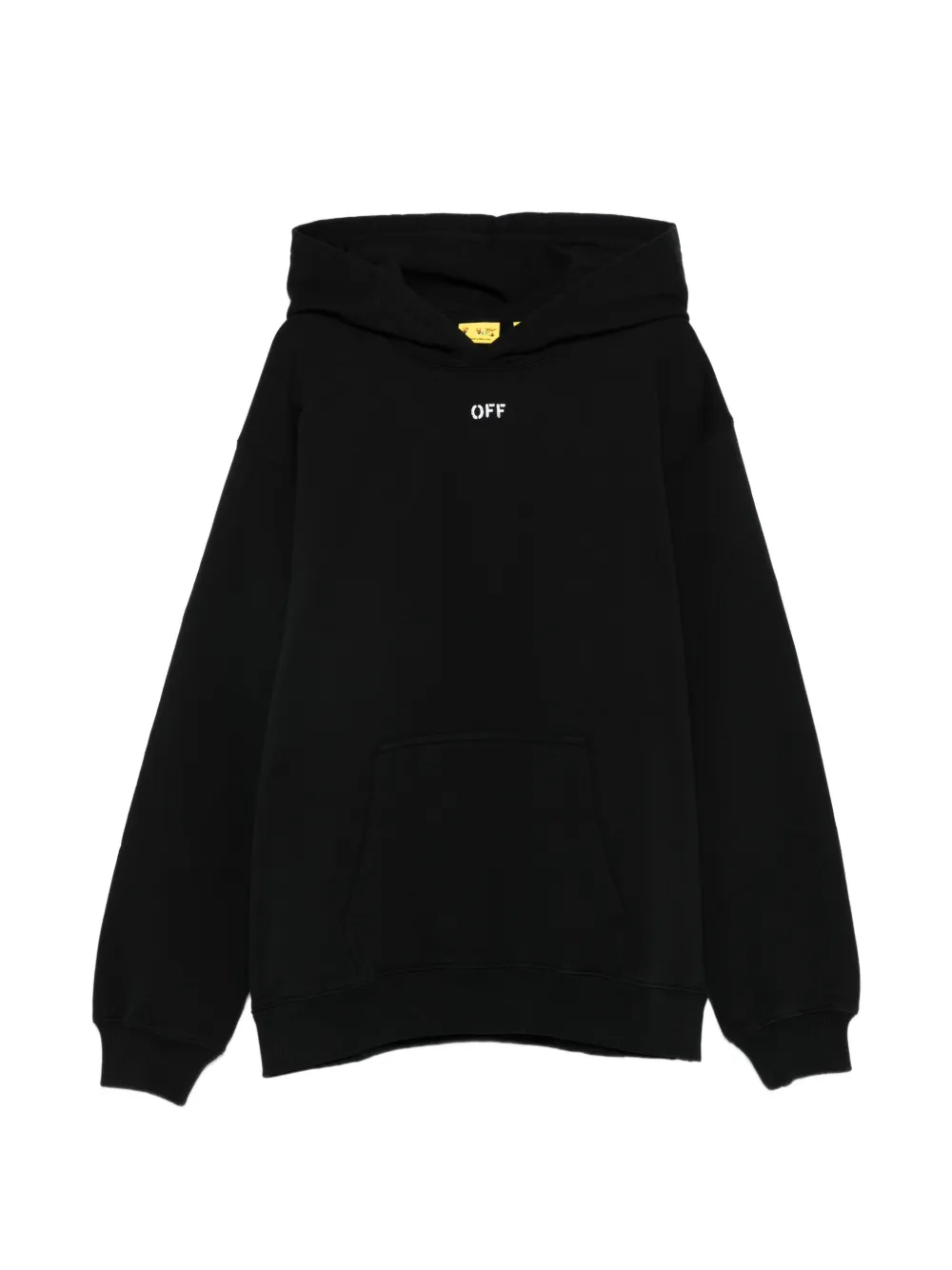 Off-White Kids logo-print hoodie - Nero