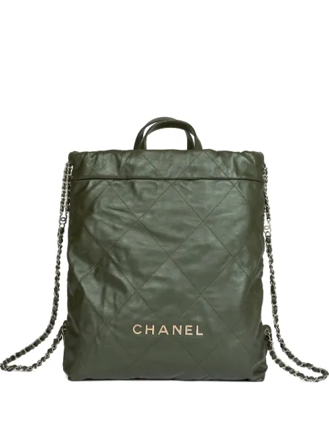 CHANEL Pre-Owned 22 quilted backpack