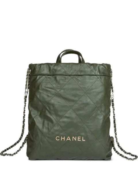 CHANEL Pre-Owned 22 quilted backpack