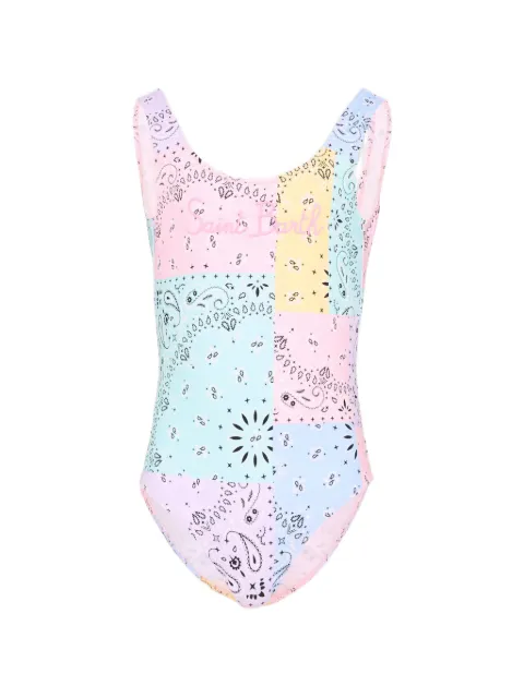 MC2 Saint Barth Kids patchwork print swimsuit