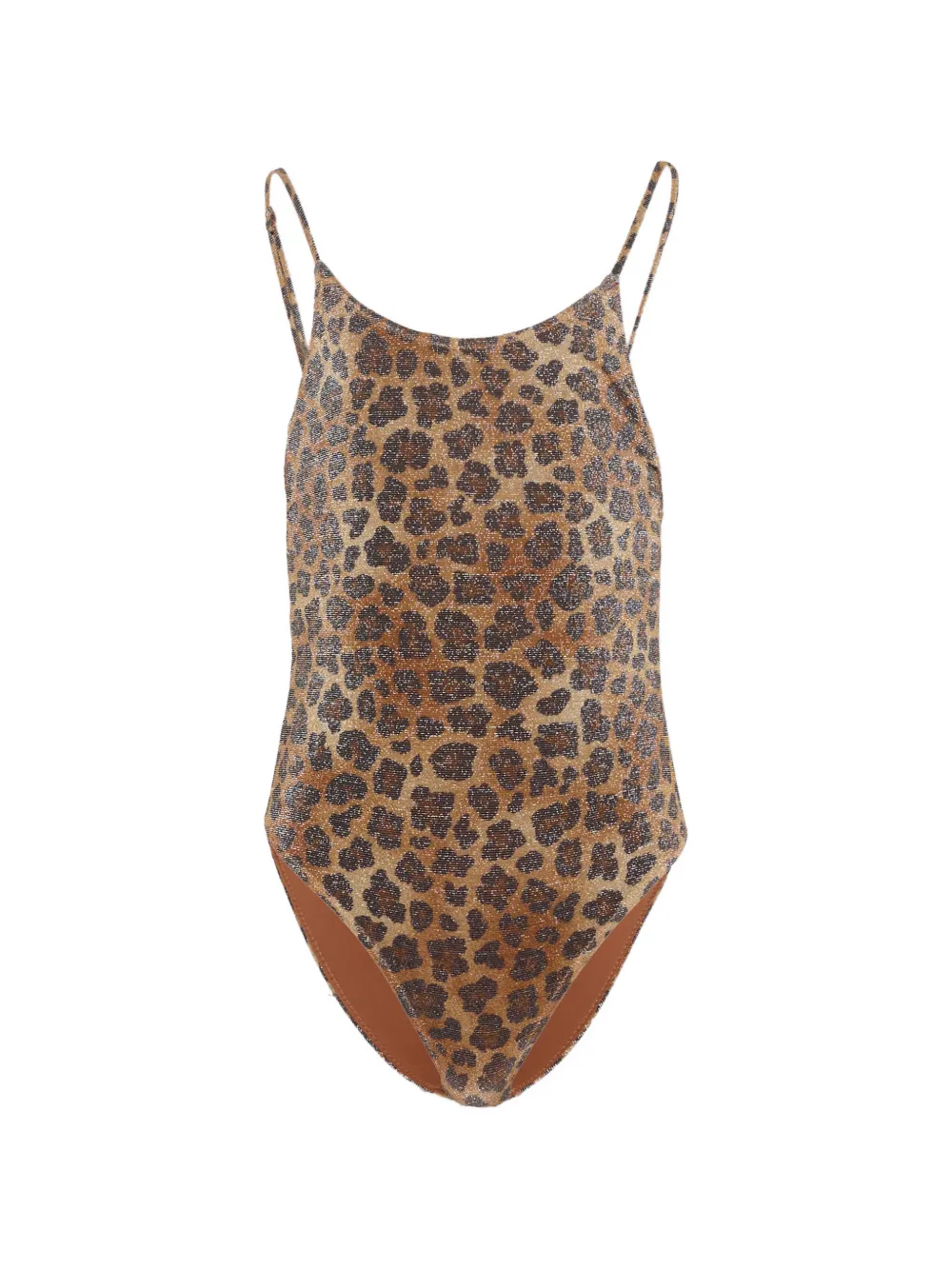 MC2 Saint Barth Kids leopard-print swimsuit - Marrone