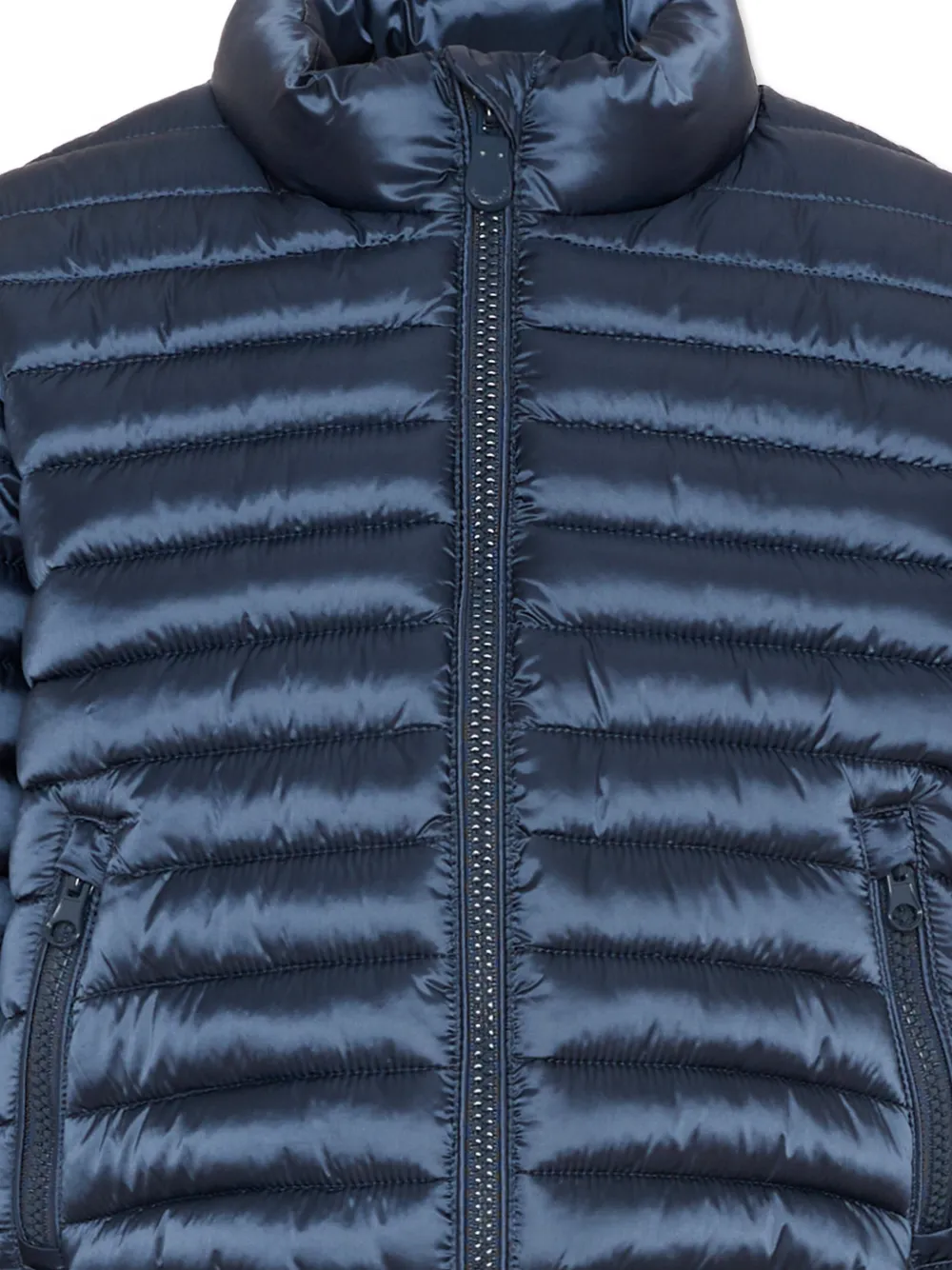 Save The Duck Kids Gewatteerd jack met rits Blauw