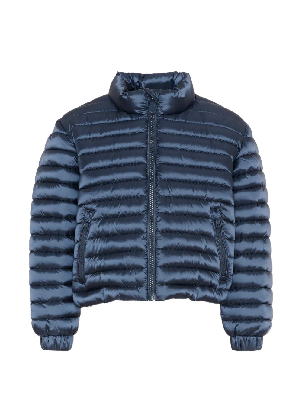 Save The Duck Kids zip quilted jacket - Blu