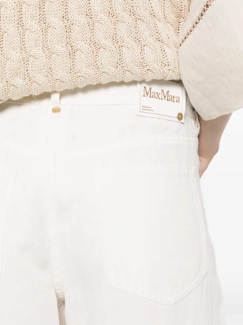 'S Max Mara Straight broek Wit