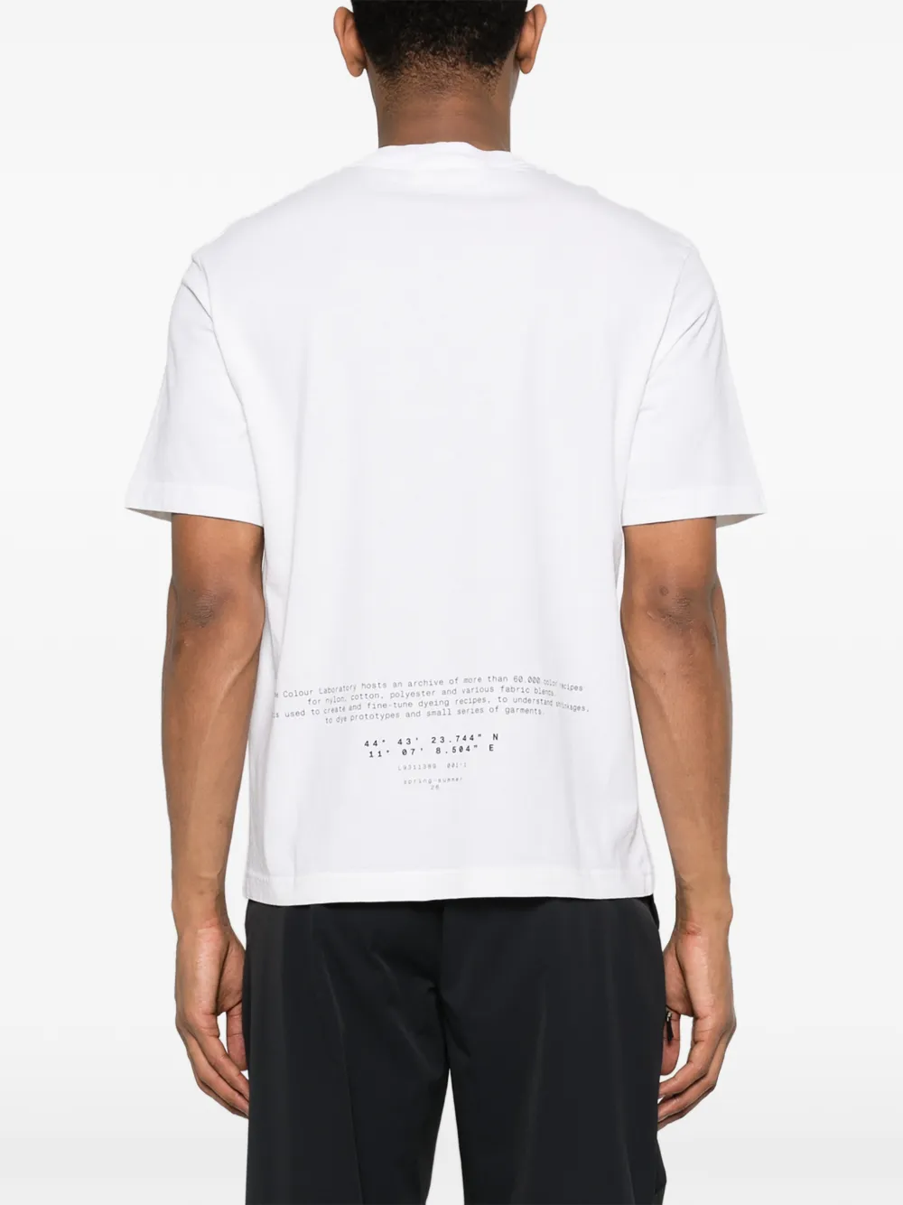 Stone Island Katoenen T-shirt met logoprint Wit
