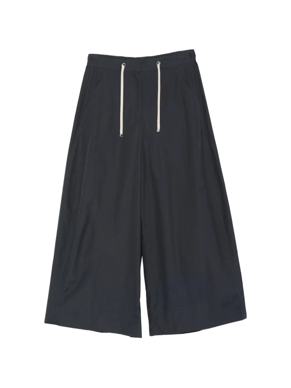 Max Mara drawstring-fastening wide-leg trousers - Blu