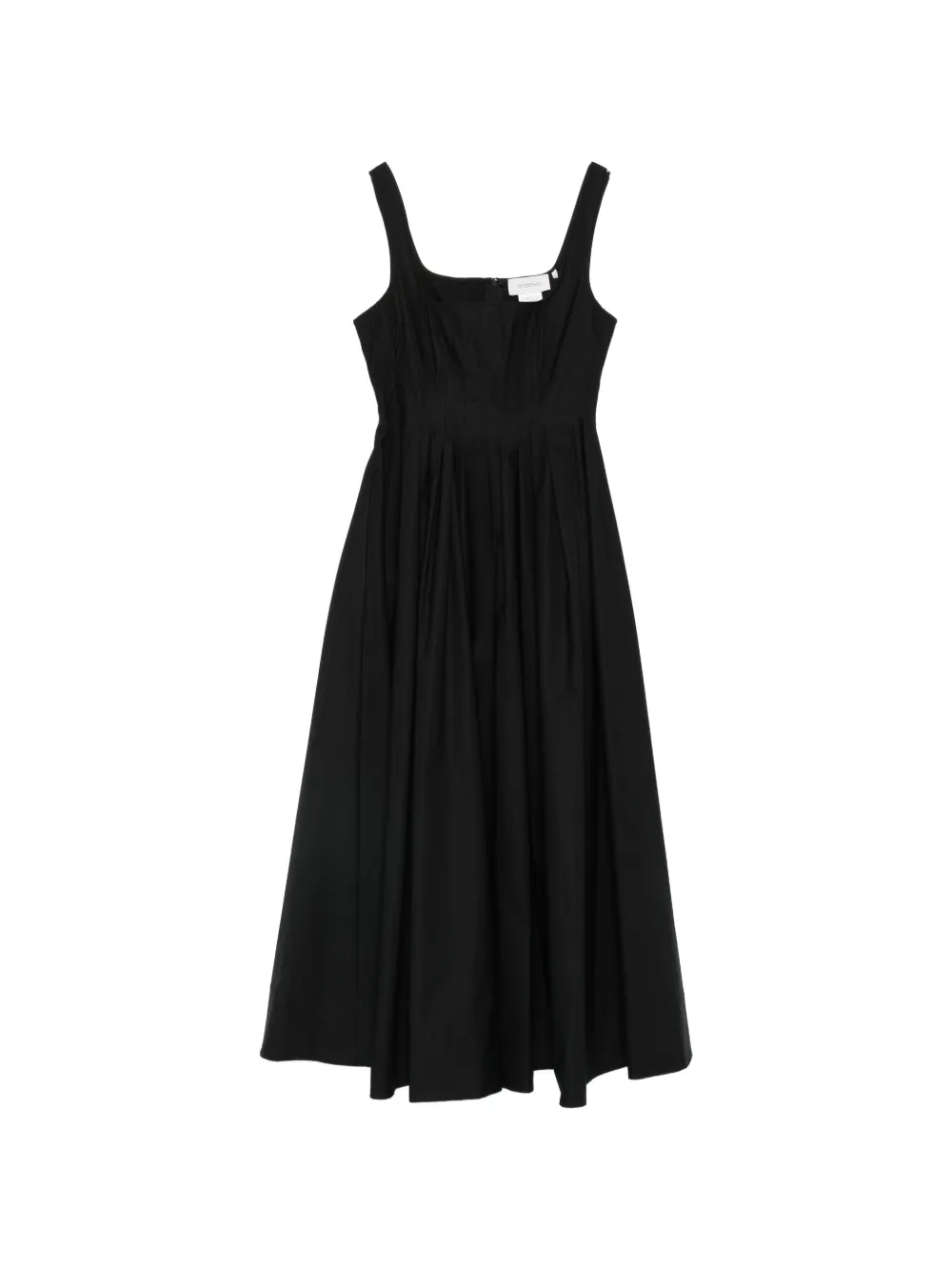 Sportmax square-neck maxi dress - Nero