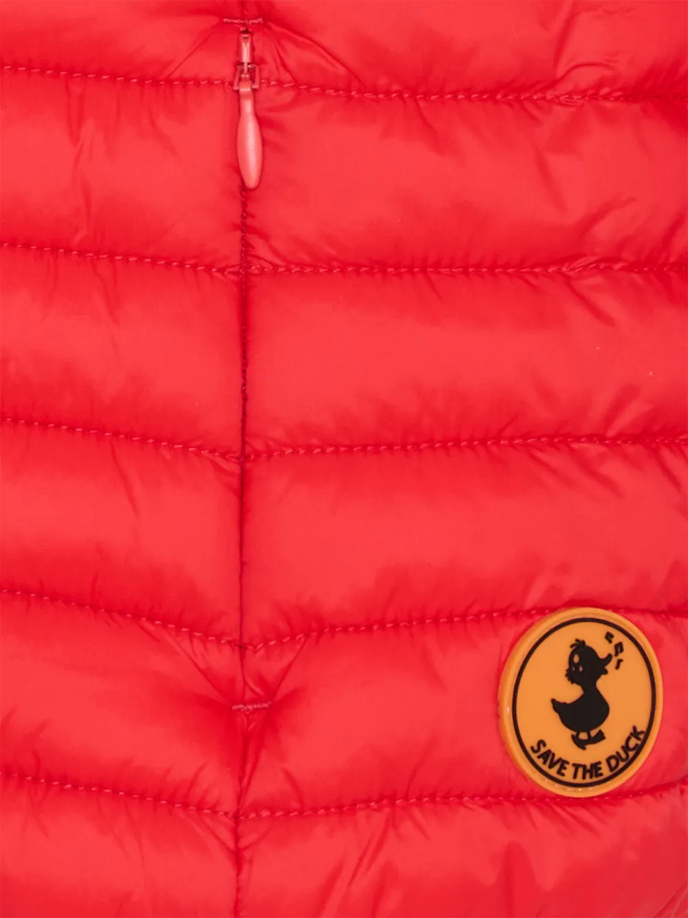  Save The Duck Kids Hooded Padded Gilet - Red 