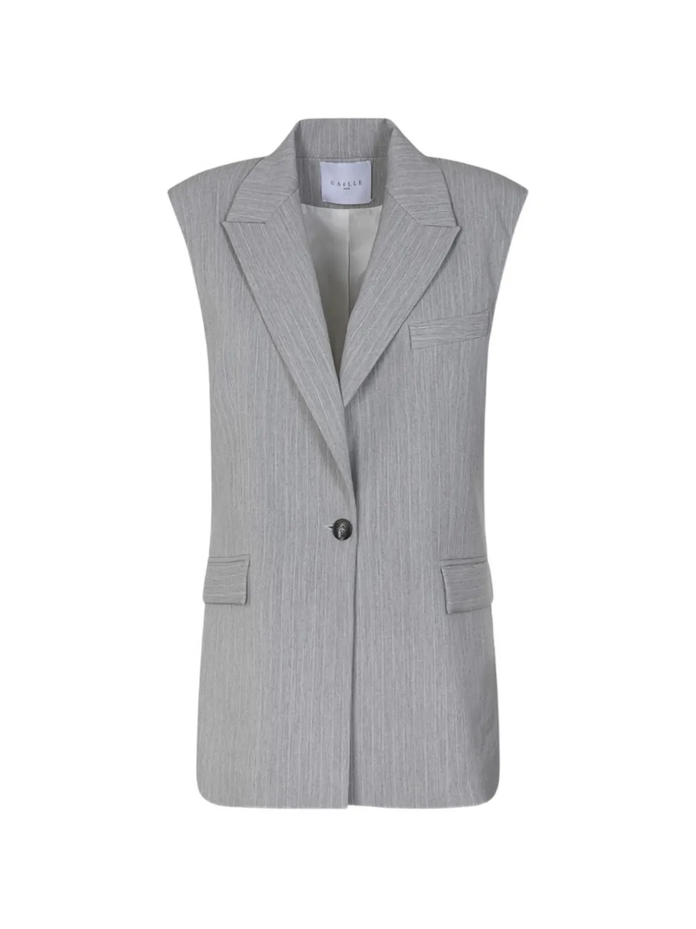 Gaelle pinstripe-pattern gilet - Grigio