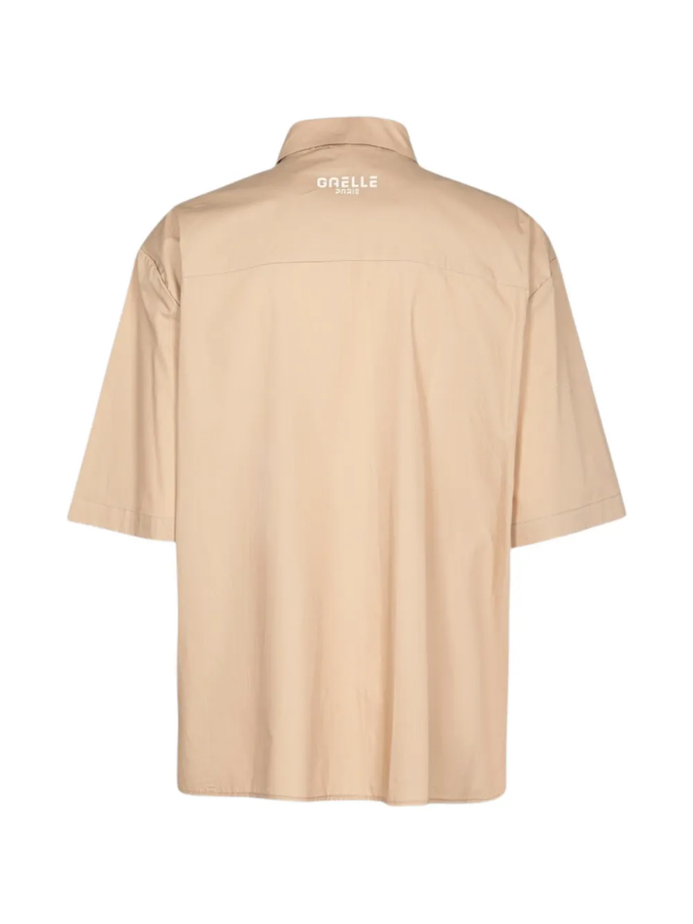 Gaëlle Paris Overhemd met korte mouwen Beige