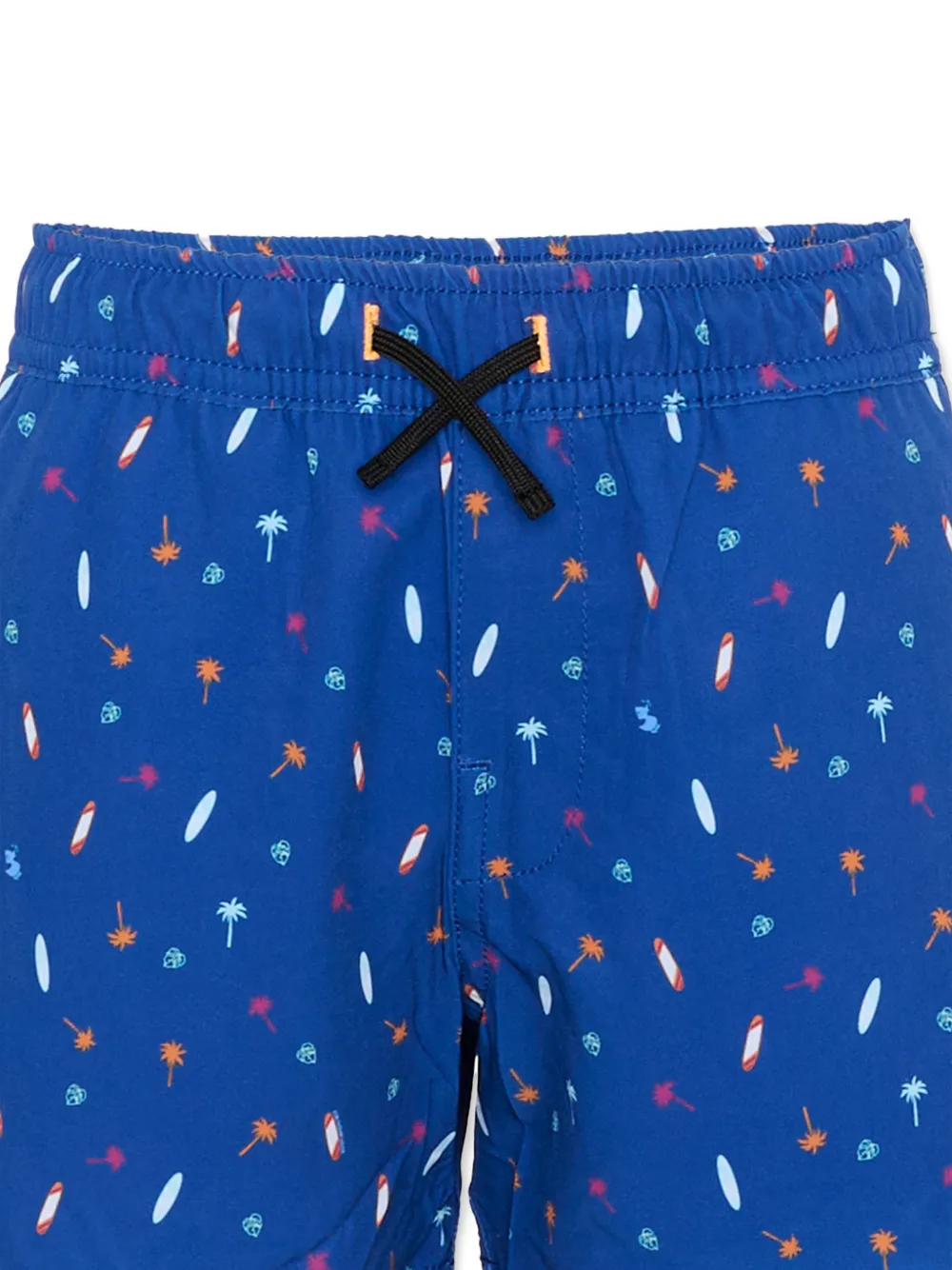 Save The Duck Kids Boxershorts met trekkoord en print Blauw