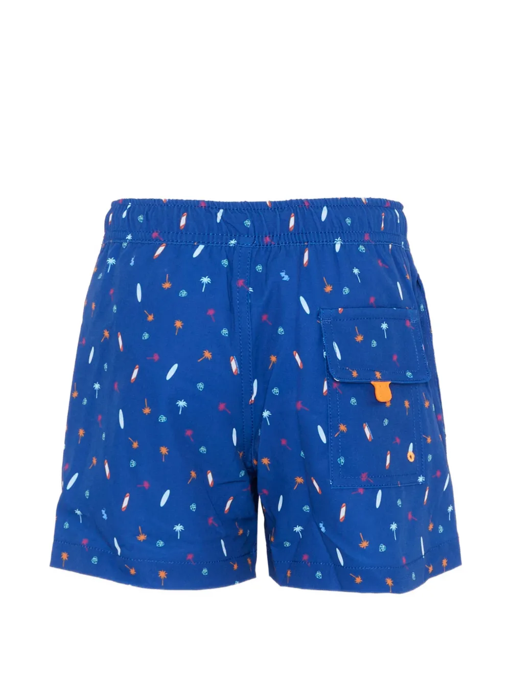 Save The Duck Kids Boxershorts met trekkoord en print Blauw