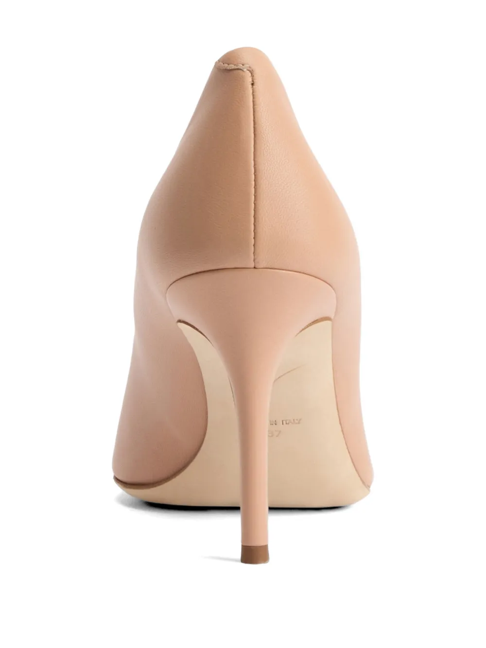 Giuseppe Zanotti leather covered court shoes Beige