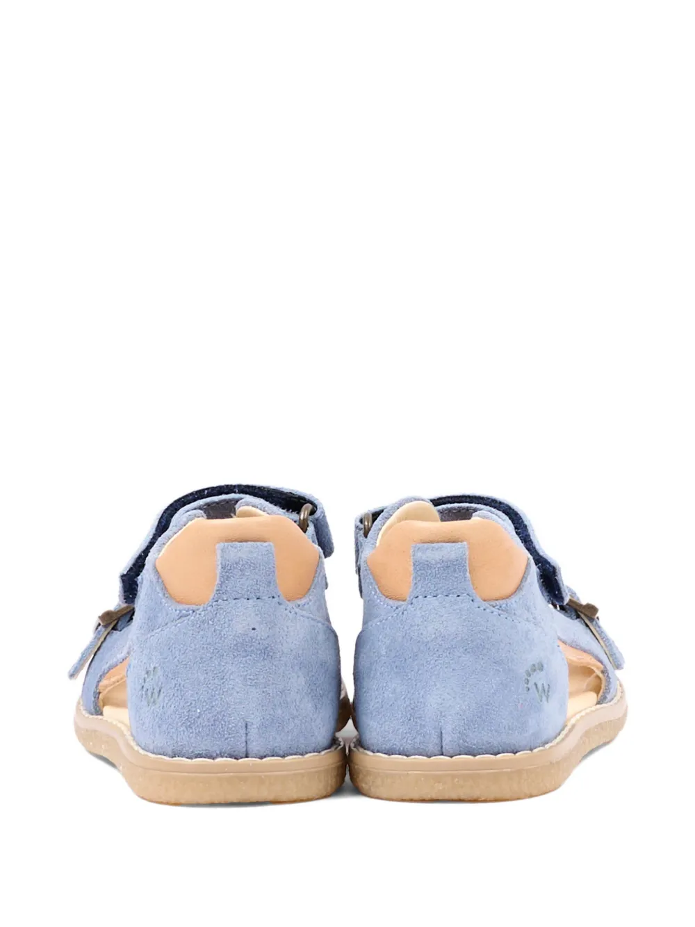 Walkey Leren sandalen met gesp Blauw