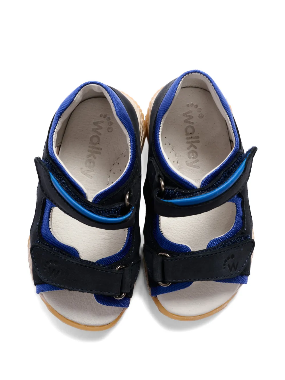  Walkey Hook Loop Sandals - Blue 