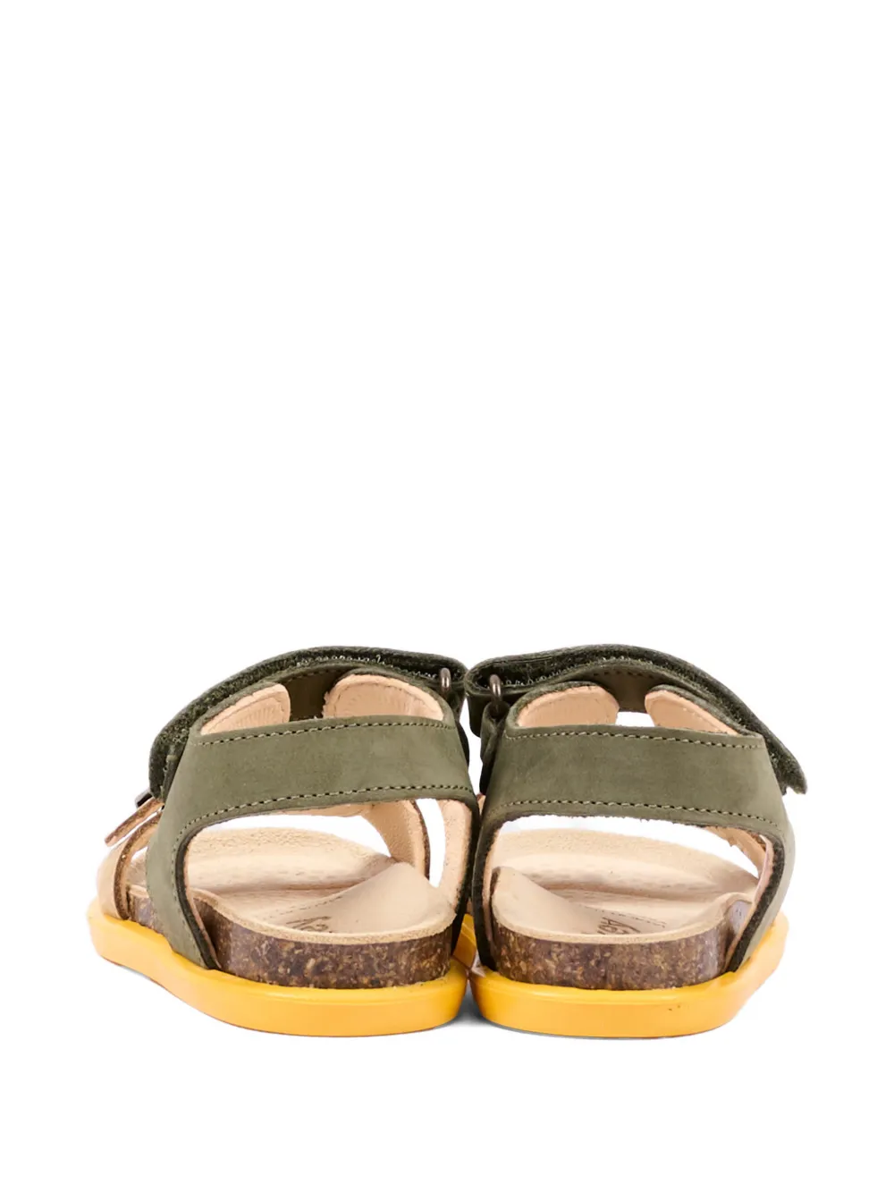 Walkey Sandalen met gespbandje Groen