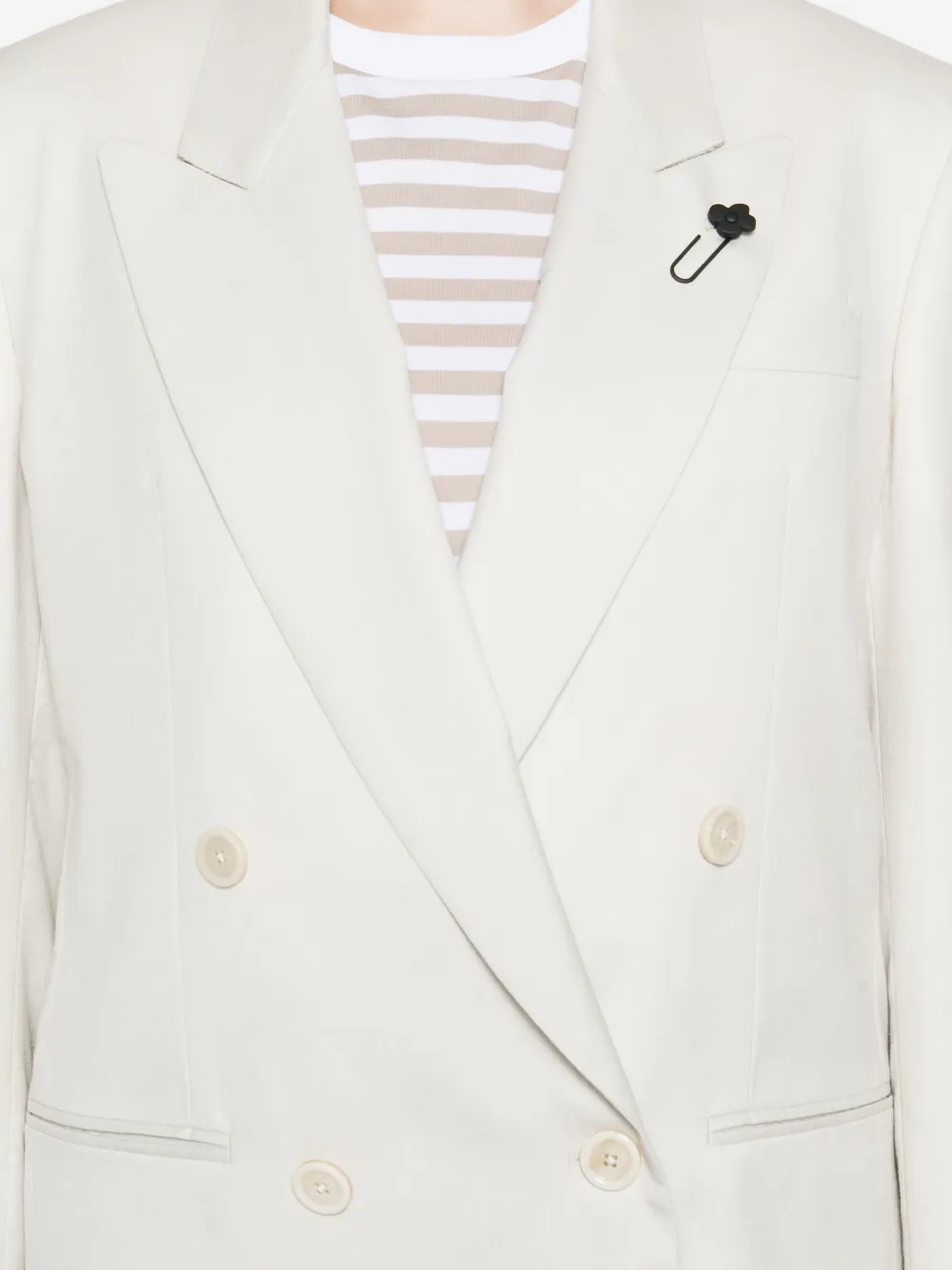Lardini Jack met dubbele rij knopen Beige
